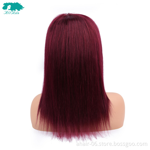 big discount wholesale brazilian straight cheveux naturels 99j color human hair wigs